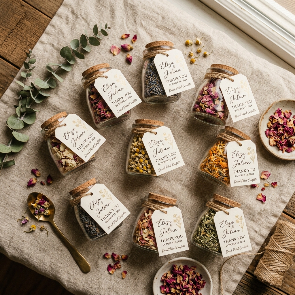 Dried Petal Favors