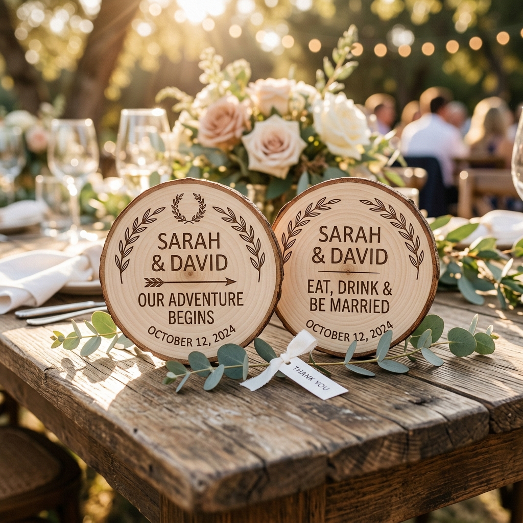 Wood Favor Coasters